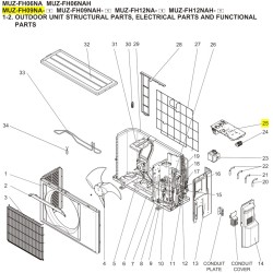 MITSUBISHI U01 A05 451 INVERTER P.C. BOARD