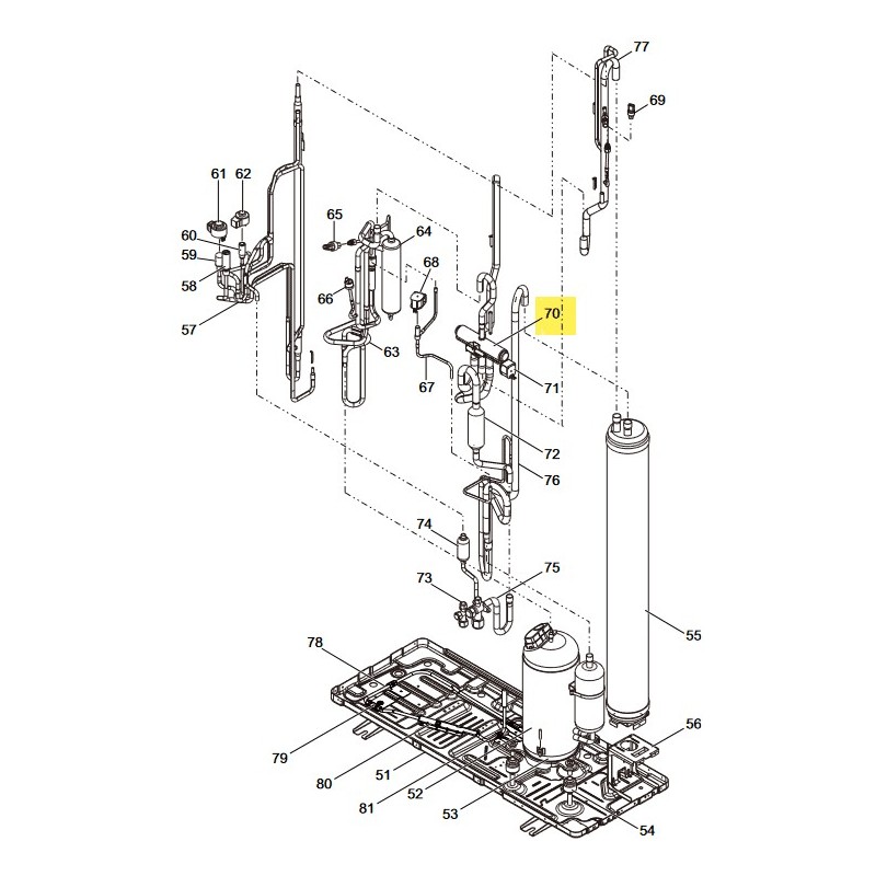 FUJITSU K9374425518 aka 9374425518 VALVE 4 WAY VAB