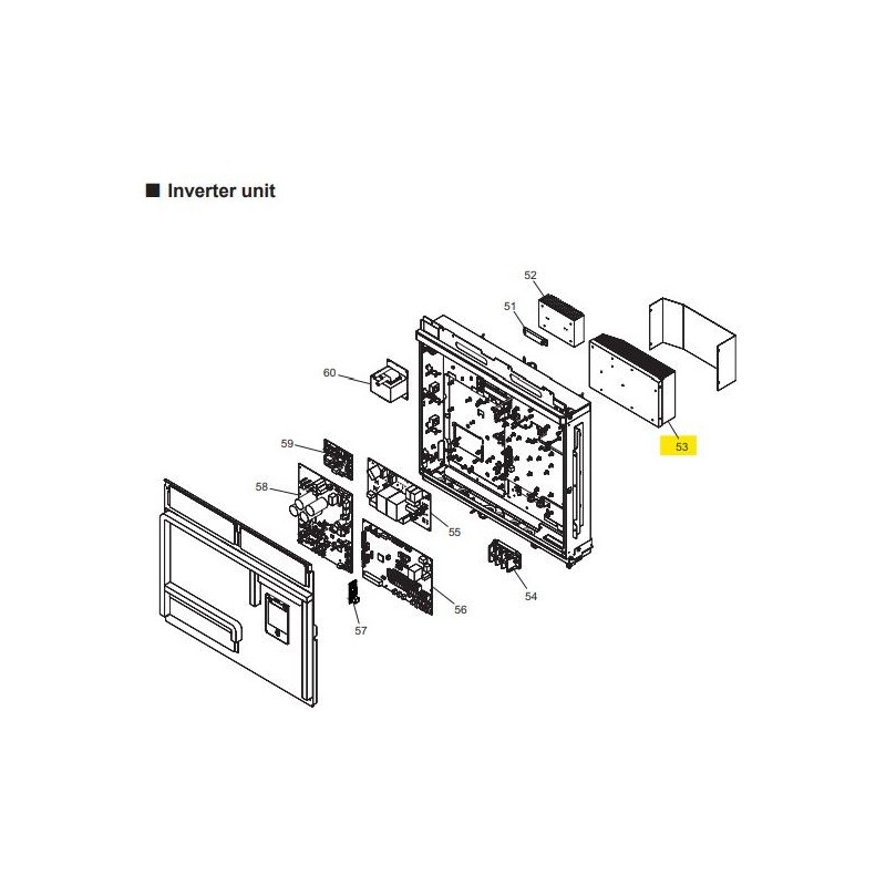 FUJITSU K9354508002 aka 9354508002 HEAT SINK (INVERTER) A CV5