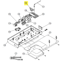 FUJITSU K9379834001 aka 9379834001 BRACKET PWB ABUA ARUL ASUB VII HIPS FR(17)