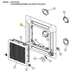 FUJITSU K9375525026 aka 9375525026 DECORATION PANEL UTG VII WSL