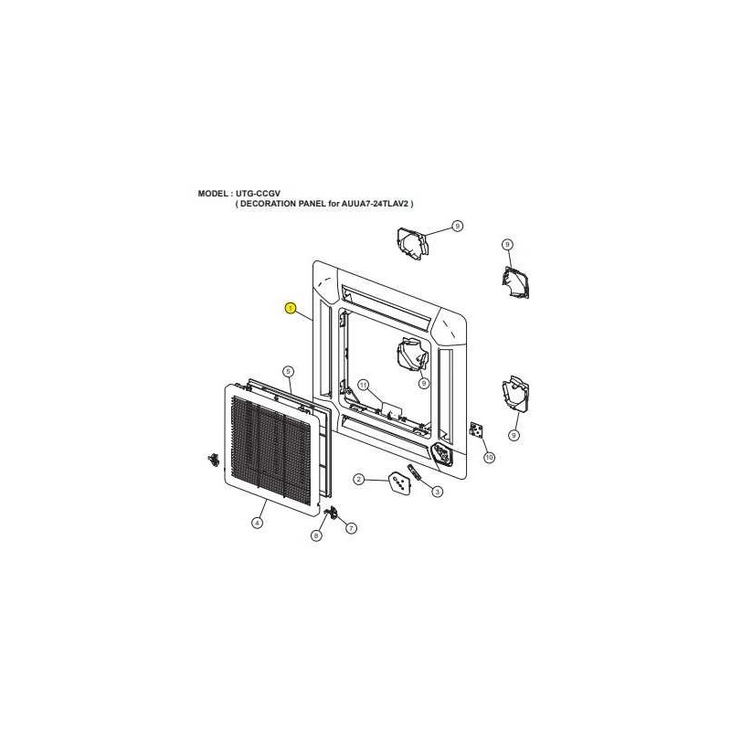 FUJITSU K9375525026 aka 9375525026 DECORATION PANEL UTG VII WSL