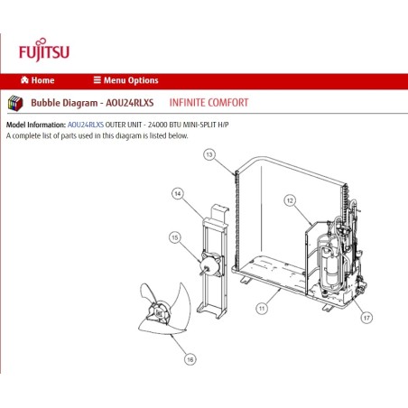 FUJITSU K9379385015 aka 9379385015 MOTOR DC BRUSHLESS A HFI