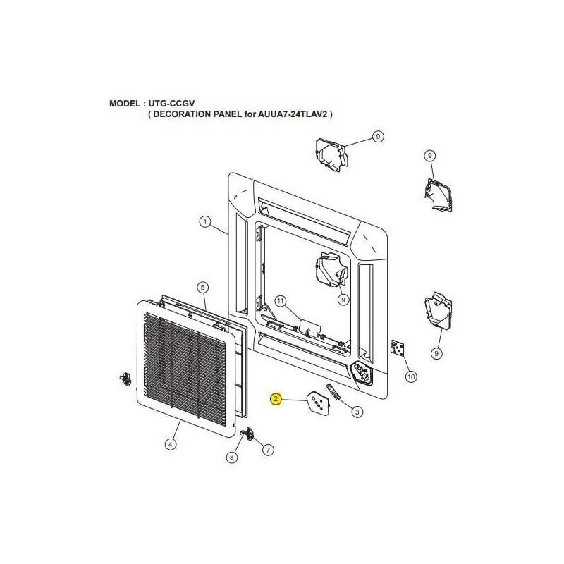 FUJITSU K9375529093 aka 9375529093 DISPLAY PANEL UTG-CCGV VII