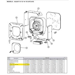 FUJITSU K9377765048 aka 9377765048 DRAIN PAN TA VAB DW
