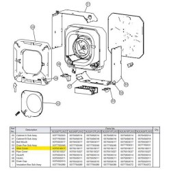 FUJITSU K9375516017 aka 9375516017 COVER WIRE HFI AUUA7 RA74 PP BLACK HVAB