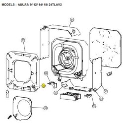 FUJITSU K9375502010 aka 9375502010 DRAIN CAP HFI AUU HVAB