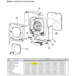 FUJITSU K9375494018 aka 9375494018 CABINET B AUUA7~24 HVAB DW