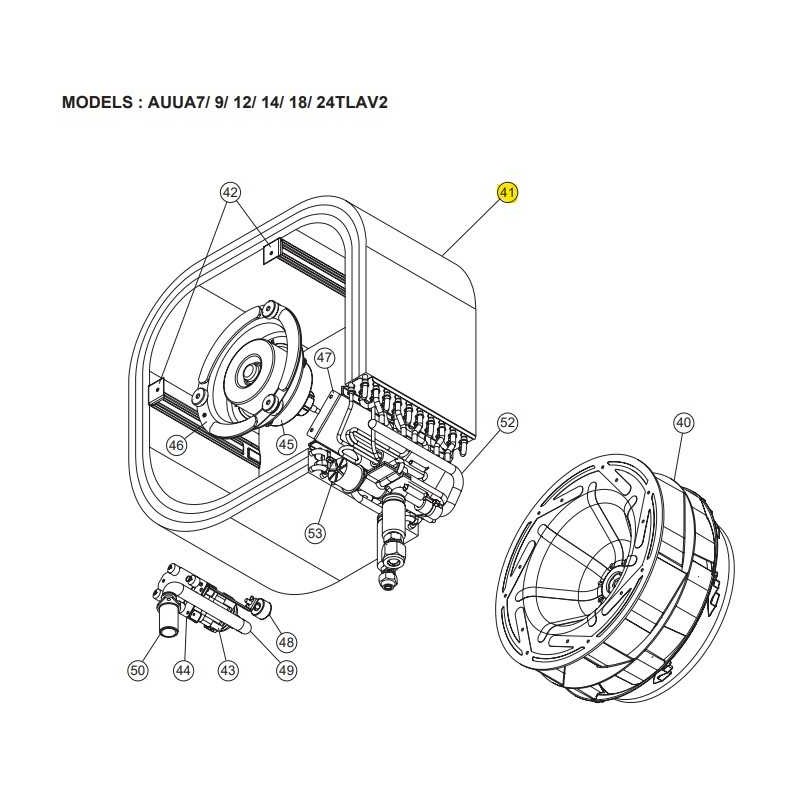 FUJITSU K9375720292 aka 9375720292 EVAPORATOR TA VAB NLA
