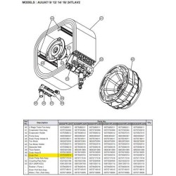 FUJITSU K9375520014 aka 9375520014 DRAIN PORT ARU/AUU