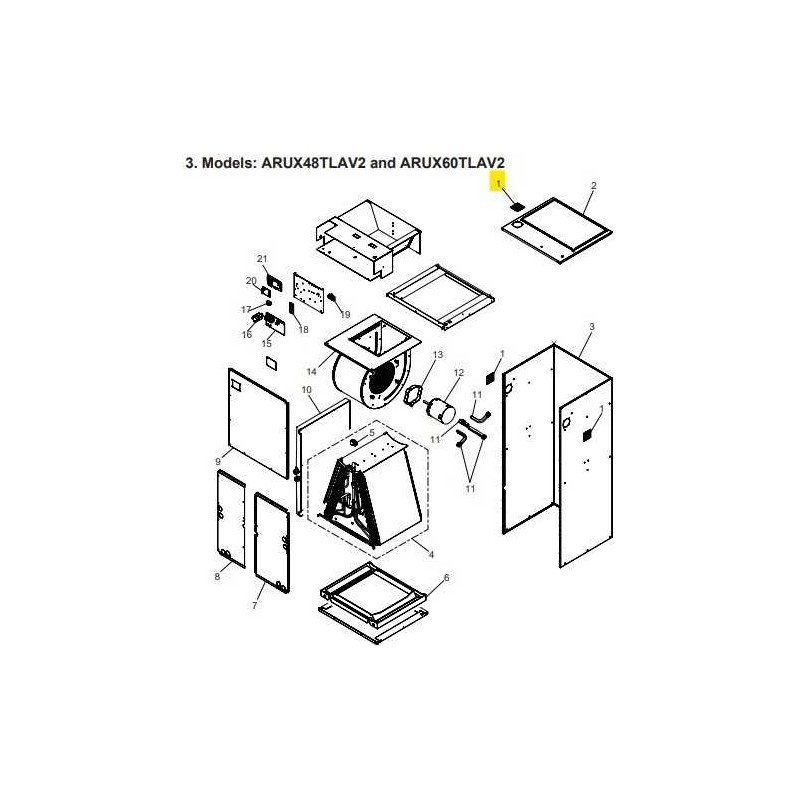 FUJITSU R87BCC013 Knock out patch plate