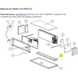 FUJITSU K9364682020 aka 9364682020 DRAIN PAN AAUA96 VR2 DW