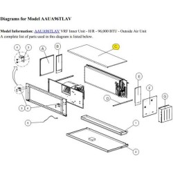 FUJITSU K9364634005 aka 9364634005 PLATE TOP AAUA96TLAV VR2
