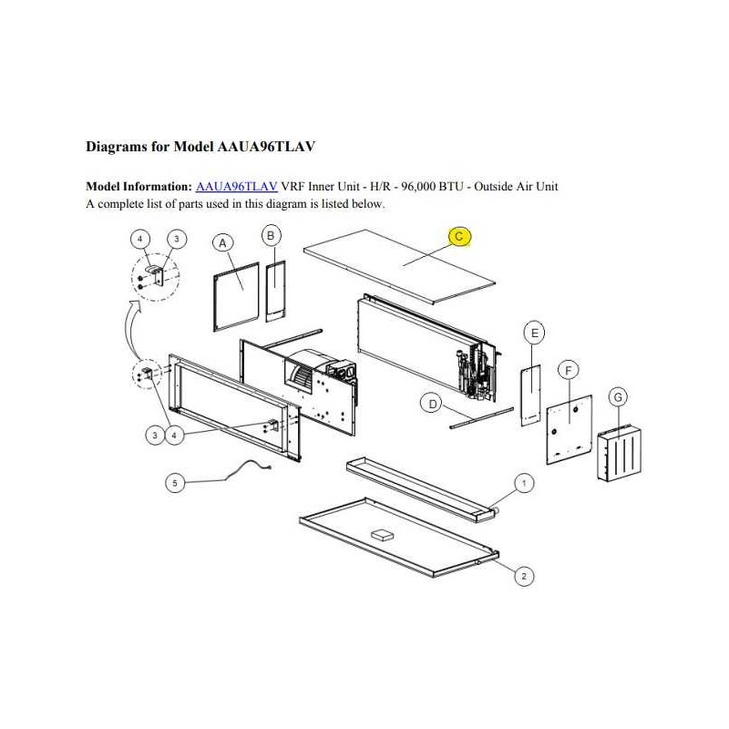 FUJITSU K9364634005 aka 9364634005 PLATE TOP AAUA96TLAV VR2