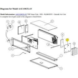 FUJITSU K9381156009 aka 9381156009 PANEL RIGHT AAUA96TLAV VR2
