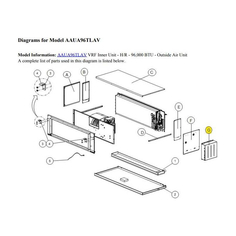 FUJITSU K9381135004 aka 9381135004 COVER CONTROL BOX VR2