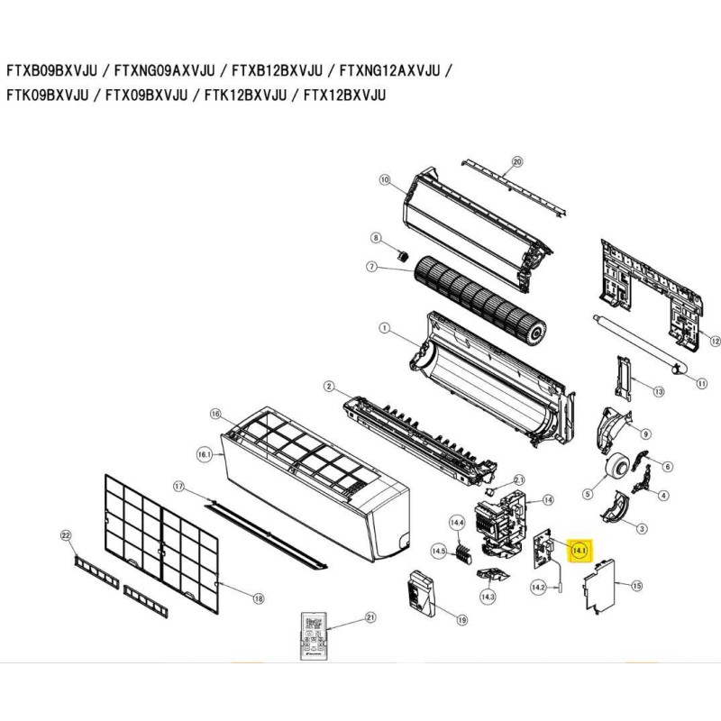 DAIKIN 2552575 CONTROL MODULE