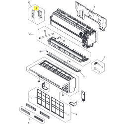 FUJITSU K9350319008 aka 9350319008 Remote controller holder