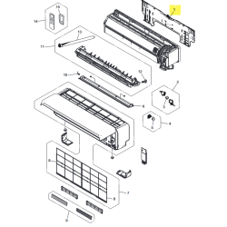 FUJITSU K9388158013 aka 9388158013 Bracket panel