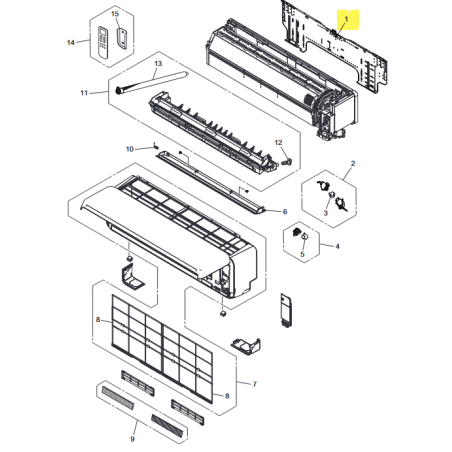 FUJITSU K9388158013 aka 9388158013 Bracket panel