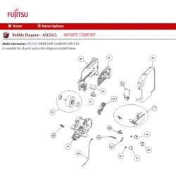 FUJITSU K9708065021 aka 9708065021 CONTROLLER 24CL W/RM TH HY K08CX-0801WSE-C1