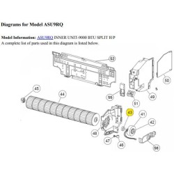 FUJITSU K9313168018 aka 9313168018 CUSHION-NR MOTOR RACi+