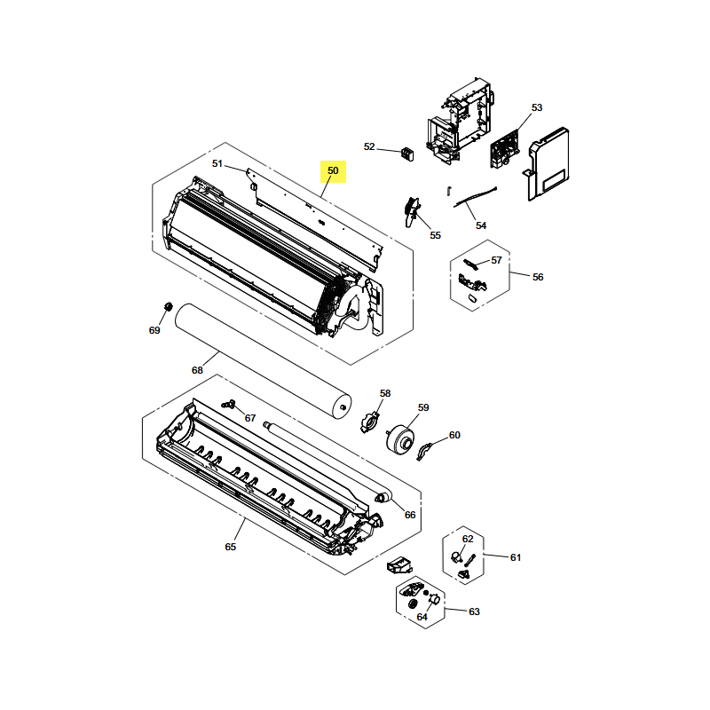 FUJITSU K9387064209 aka 9387064209 Evaporator total assy