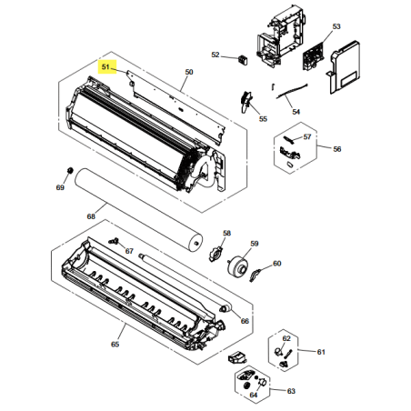 FUJITSU K9386975001 aka 9386975001 Rear panel