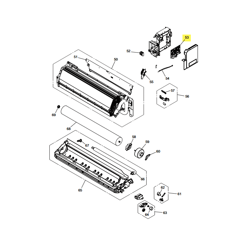 FUJITSU K9712546301 aka 9712546301 Main PCB (30 model)