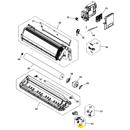 FUJITSU K9901011146 aka 9901011146 Stepping motor