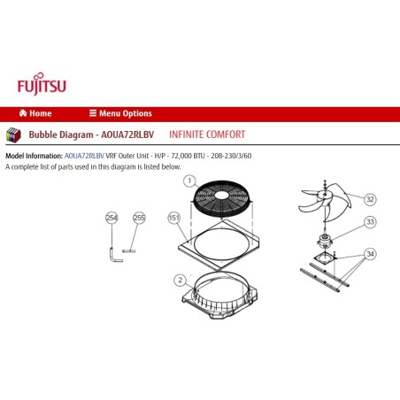 FUJITSU k9602663002 aka 9602663002 MOTOR DC BRUSHLESS 72/96 VII MFE-E4TVM DMUB8D1FG 340V 700W