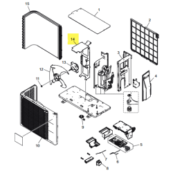 FUJITSU K9322553089 aka 9322553089 Motor bracket assy (09 model)
