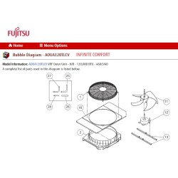 FUJITSU K9378488007 aka 9378488007 PROPELLER FAN DW VAB 460 D700 SANG