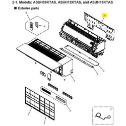 FUJITSU K9318861020 aka 9318861020 BRACKET PANEL SGCC-Z-CF-X Z18 T0.7 A2L