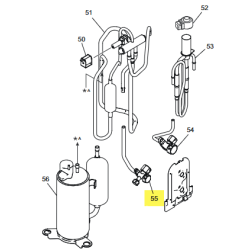 FUJITSU K9322473004 aka 9322473004 3-way valve assy