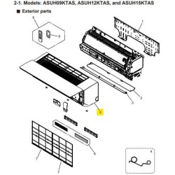 FUJITSU K9320460129 aka 9320460129 PANEL FRONT SA A2L