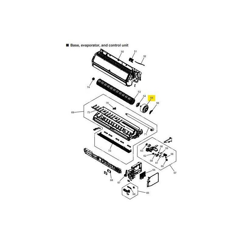 FUJITSU K9603253073 aka 9603253073 MOTOR DC BRUSHLESS MFD-W60XE2F FGLS A2L
