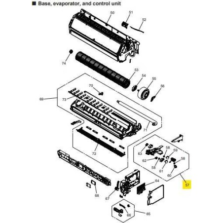 FUJITSU K9319173146 aka 9319173146 CASE MOTOR A2L