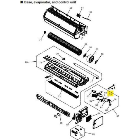FUJITSU K9901011122 aka 9901011122 STEP MOTOR 24BYJ48-3158 L550 LES A2L