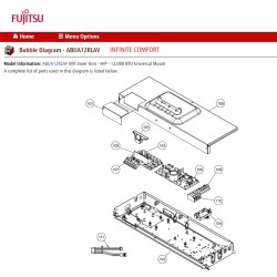 FUJITSU K9709612019 aka 9709612019 COMMUNICATION PCB HVAB K07DO-1200HSE-CA1