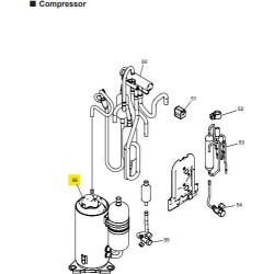 FUJITSU K9810523006 aka 9810523006 COMPRESSOR N-SG13ND2C 9/12KZAS A2L