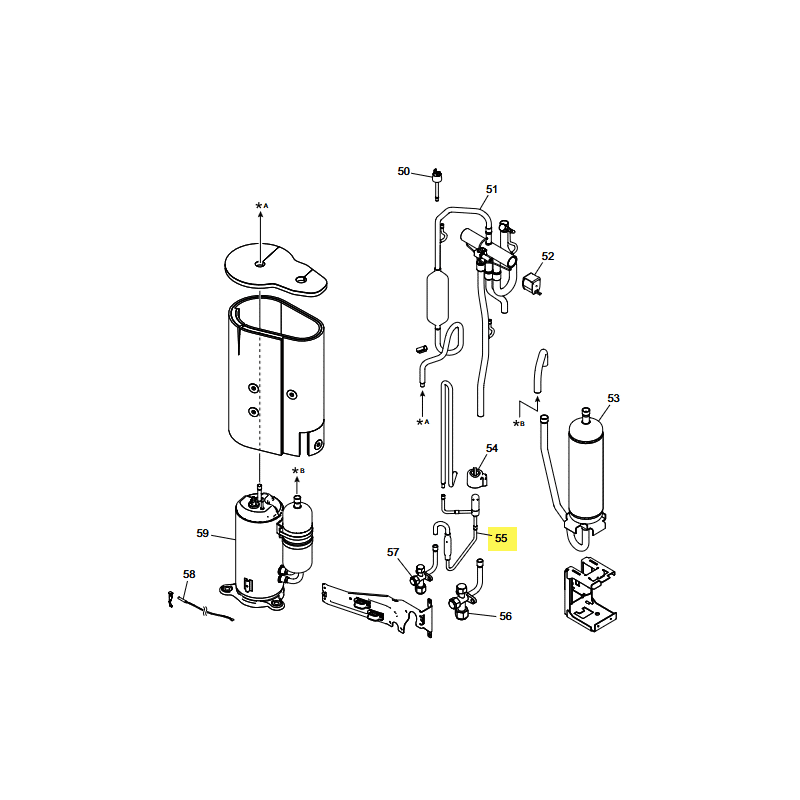 FUJITSU K9370947373 aka 9370947373 Expansion valve assy