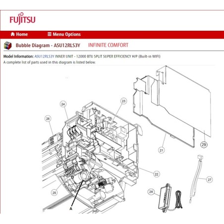 FUJITSU K9382167004 WIRELESS LAN ADAPTER  WIRE
