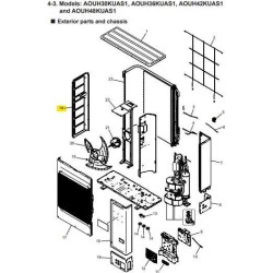 FUJITSU K9383882012 aka 9383882012 PANEL LEFT SUB ASSY H650 G6