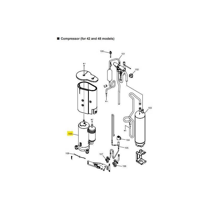 FUJITSU K9810622006 aka 9810622006 COMPRESSOR N-TG35RD2A A2L