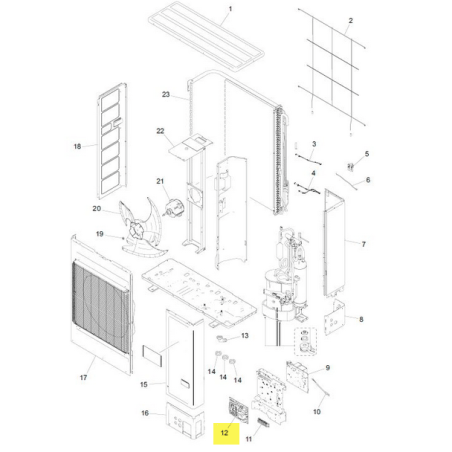 FUJISTU K9378450219 aka 9378450219 HOSE SA ARU**/ARUH** F404 ID25-OD26.6 UL