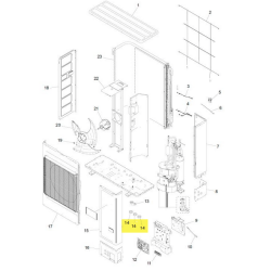 FUJITSU K9383816543 aka 9383816543 EVAPORATOR TA A2L