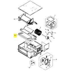 FUJITSU K9381752072 aka 9381752072 Drain pan sub assy