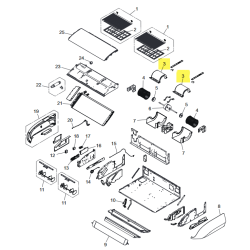 FUJITSU K9384307002 aka 9384307002 Casing U assy