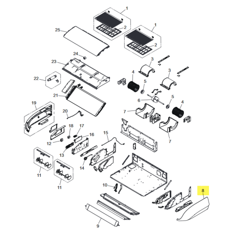 FUJITSU K9383406003 aka 9383406003 Side panel L
